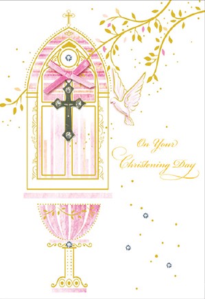 Christening Card (Girl)