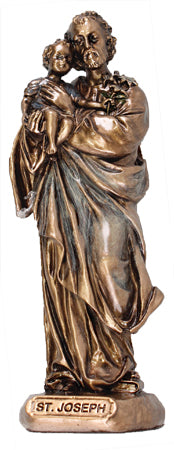 St Joseph Bronze Finish Statue