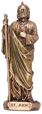 St Jude Bronze Finish Statue