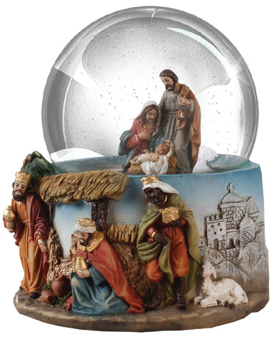 Nativity/Christmas 5" Waterball with Holy Family