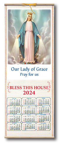 Our Lady of Grace Scroll Calendar 2024