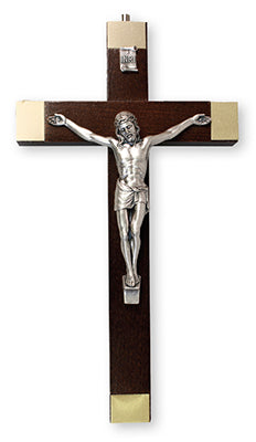 Walnut Wood Crucifix