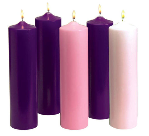 Large Advent Candles