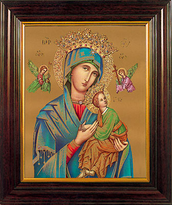 Our Lady of Perpetual Help 8 x 6" Framed