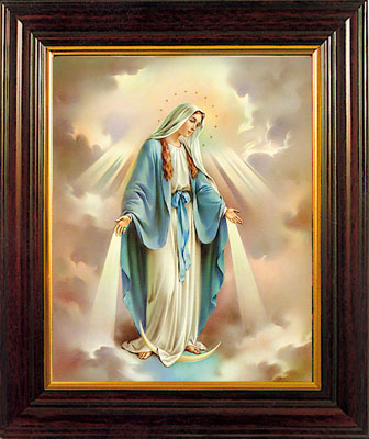 Our Lady of Grace Image 10 x 12" Framed