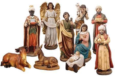 Nativity Set - 10 resin figures 8"