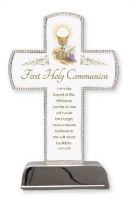Communion Cross - Silver Plated