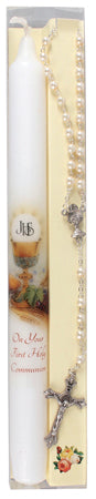 Candle Rosary Gift Set