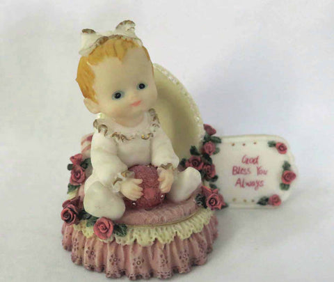 Baby Girl Statue - God Bless You Always