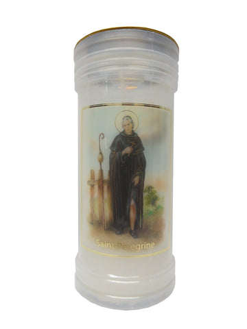 St. Peregrine Votive Candle (3 days burn time)