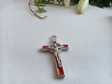 St. Benedict Crucifix (red)