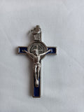St. Benedict Crucifix (blue)