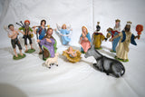 Plastic Nativity Set - 12 figures 12cm