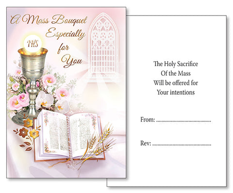 Card - A Mass Bouquet Especially For You