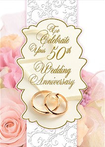 50th Wedding Anniversary Card