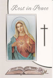 Rest in Peace Mass Card (Immaculate Heart)