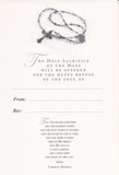 With Sincere Sympathy Mass Card (Holy Family)