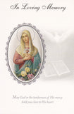 In Loving Memory Mass Card (Immaculate Heart)