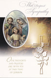 With Deepest Sympathy Mass Card (Holy Family)