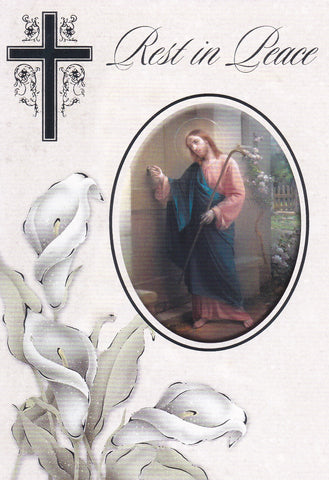 Rest in Peace Mass Card
