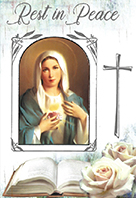 Rest in Peace Mass Card (Our Lady)