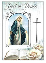 Rest in Peace Mass Card