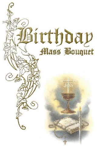 Birthday Mass Card
