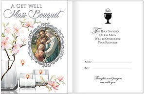 Get Well Mass Bouquet -Holy Family