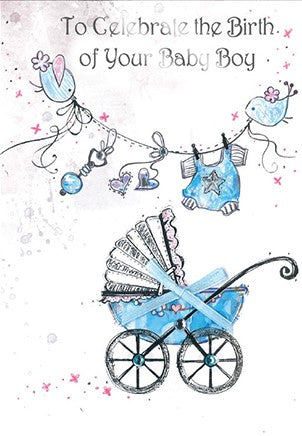 New Baby Boy Card