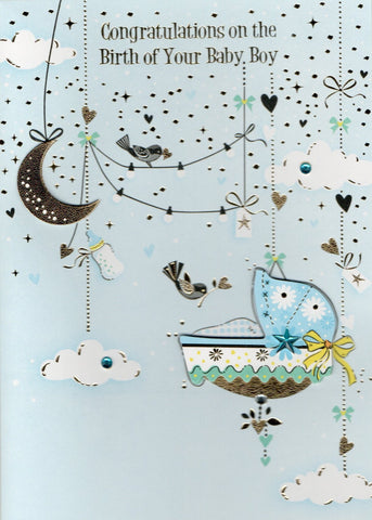 New Baby Boy Card