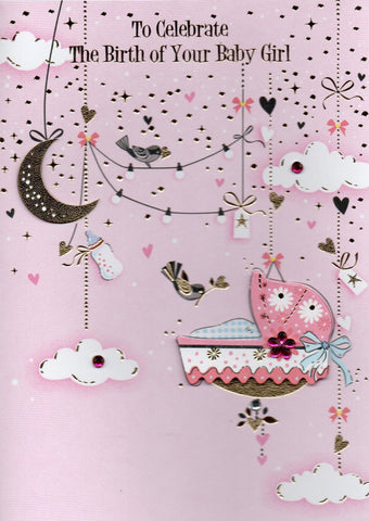 New Baby Girl Card