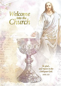 Welcome into the Church Card