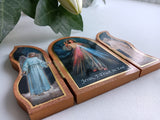 Folding Divine Mercy Triptych