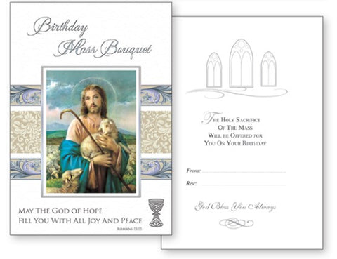 Card/Birthday Mass Bouquet/Silver Foil/Pearlised-2