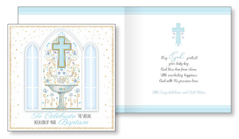 Card/Baby Boy Baptism