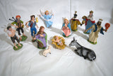 Plastic Nativity Set - 12 figures 12cm