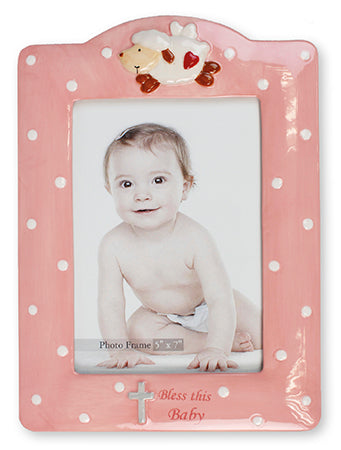 Porcelain Baby Photo Frame