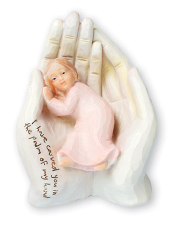 Little Girl in God's Hands statue