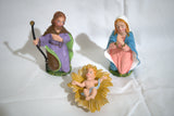 Plastic Nativity Set - 12 figures 12cm