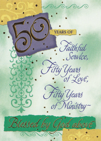 50 Years of Faithful service