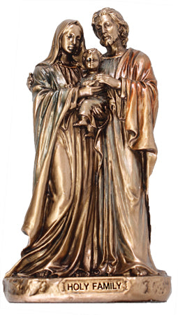 Holy Family Bronze Finish Statue