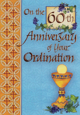 Ordination Card ( on the 60 th)