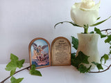 Foldable triptych of Saint Michael the Archangel