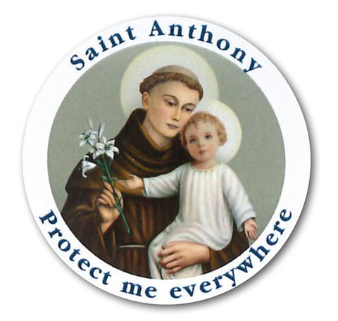 St. Anthony Car Sticker