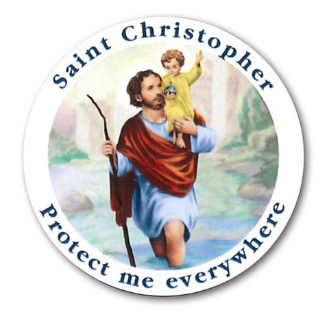St. Christopher Car Sticker