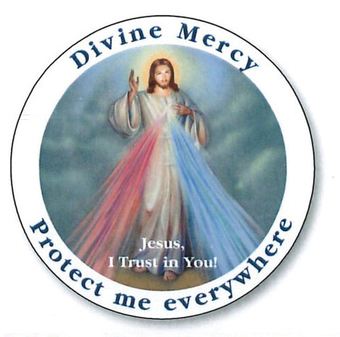 Divine Mercy Car Sticker