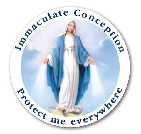 Immaculate Conception Car Sticker