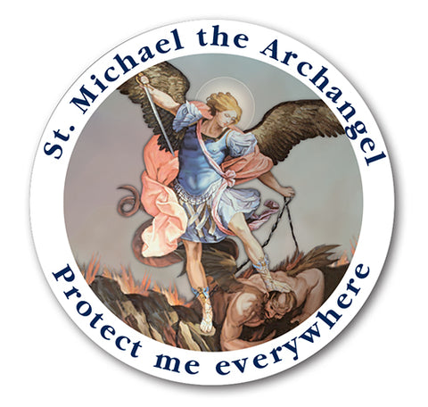 St. Michael Car Sticker