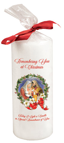 Remembrance Christmas Candle