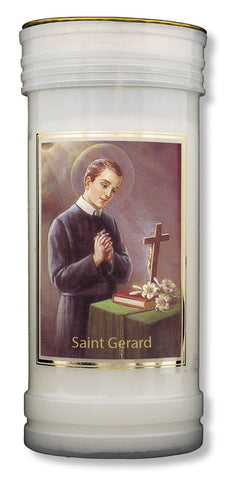 St. Gerard Majella Votive Candle (3 days burn time)